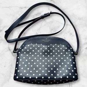 Kate Spade Blue and White Crossbody Bag
